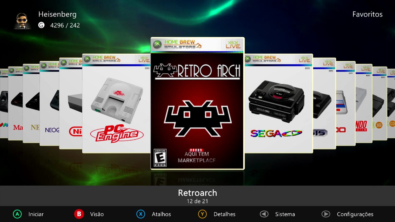 Retroarch Xbox360 RGH